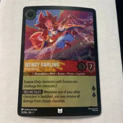 Disney Lorcana TCG - Archazia's Island: Wendy Darling (012/204) - Uncommon Foil - Image 1