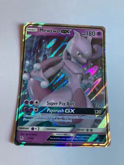 Mewtwo GX 31/68 Hidden Fates- NM Ultra Rare Full Art Pokemon Card - Image 1