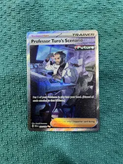 Professor Turo's Scenario Paradox Rift Illustration Card 257/182 Pokemon TCG - Image 1