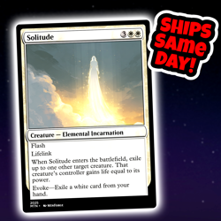 Solitude - Custom Art Magic: The Gathering Playtest Card - Commander EDH - Image 1