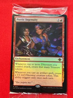 MTG Poetic Ingenuity - Prerelease Cards (PRE) Sealed in original wrapper - Image 1