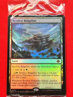 MTG Restless Ridgeline - Prerelease Cards (PRE) Sealed in original wrapper - Image 1