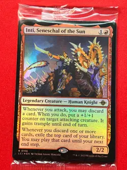 MTG Inti, Seneschal of the Sun Prerelease Cards Sealed in original wrapper - Image 1