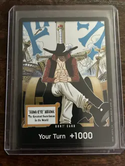 DON!! Card (Dracule Mihawk) The Azure Sea's Seven Foil - Image 1
