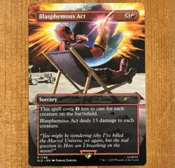 Blasphemous Act, R 1756, NM Non-Foil, MTG Secret Lair x Marvel, Deadpool SLD - Image 1