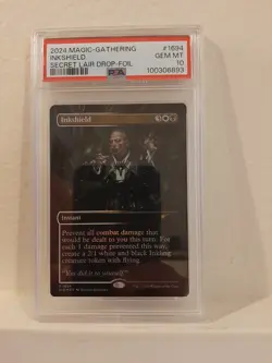Magic the Gathering Inkshield Secret Lair FOIL Graded PSA 10 - Image 1