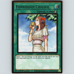 Yugioh Forbidden Chalice MAGO-EN048 1st Edition Premium Gold Rare Holo - NM 💎 - Image 1
