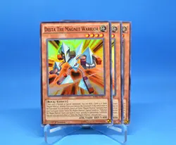 Yu-Gi-Oh! 3x Delta the Magnet Warrior [RATE-EN097] Super Rare 1st Ed NM - Image 1