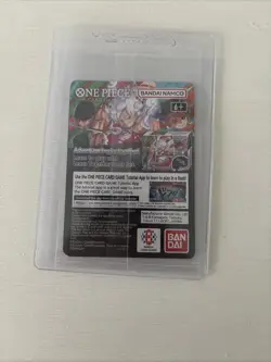 Bandai One Piece Card Game Monkey.D.Luffy Basketball Promo Holo US Voyage - Image 2