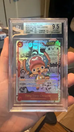 One Piece Premium TONY TONY CHOPPER MANGA ENGLISH BGS 9.5 Pristine EB01-006 - Image 1