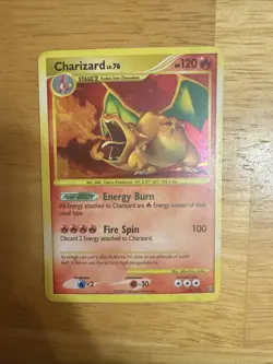 Pokemon TCG Charizard LV.76 Holo Rare 1st Edition Stormfront 103/100 - Image 1