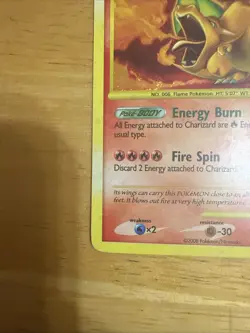Pokemon TCG Charizard LV.76 Holo Rare 1st Edition Stormfront 103/100 - Image 5