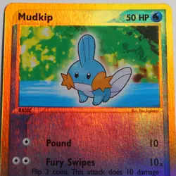 Mudkip - 60/109 Common Ruby and Sapphire Reverse Holo Pokemon - Image 2