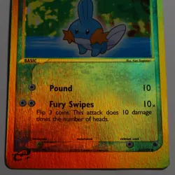 Mudkip - 60/109 Common Ruby and Sapphire Reverse Holo Pokemon - Image 3