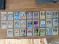 Vintage Pokemon Lot (26 Cards) | Jungle Fossil Gym | 5 Holos + 5 First Edition - Image 1