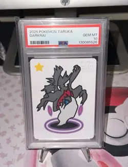 2025 Pokemon Darkrai Taruka Card GEM MT PSA 10 - Image 1