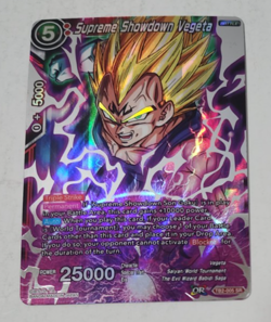 Dragon Ball Super Card Game Supreme Showdown Vegeta TB2-005 SR Super Rare Foil - Image 1