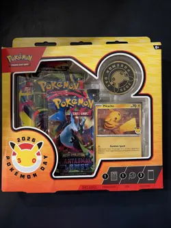 Pokemon Trading Card Game: Pokemon Day 2026 Collection Box New Sealed - Image 1