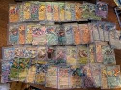 Bundle Job Lot 52 x EX Pokemon Cards SV Era EX Double Rare /159 /182 /131 /197 - Image 1