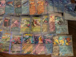 Bundle Job Lot 52 x EX Pokemon Cards SV Era EX Double Rare /159 /182 /131 /197 - Image 5