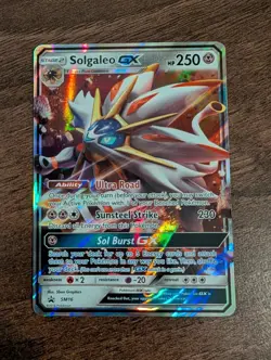 Pokemon Card Solgaleo GX SM16 Black Star Promo Rare Sun & Moon SM Holo 2016 NM - Image 2