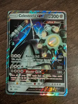 Celesteela GX - SM67 - Black Star Promo - Half Art Card Pokemon TCG NM - Image 1