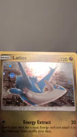 Latios SM136 Black Star Promo Pokemon Card *SWIRL* NM - Image 2