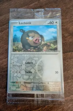 Lechonk 155/198 Pokemon Center Stamp 2023 Promo Card SVI EN Sealed - Image 1