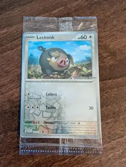 Lechonk 155/198 Pokemon Center Stamp 2023 Promo Card SVI EN Sealed - Image 2