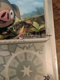 Lechonk 155/198 Pokemon Center Stamp 2023 Promo Card SVI EN Sealed - Image 5