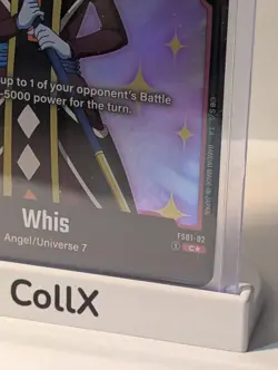 Dragon Ball Super Card Whis C-P Holo Parallel FS01-02 Fusion World - Image 2