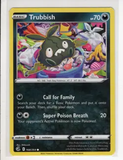 TRUBBISH FUSION STRIKE SET POKEMON CARD 168/264 LP - Image 1