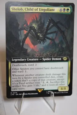 Shelob, Child of Ungoliant (Extended Art) 374 LOTR NM Holo English 296 - Image 1