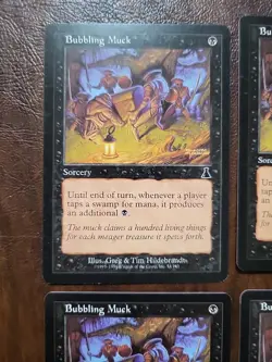 MTG x4 Bubbling Muck Urza's Destiny - Black Sorcery- Magic the Gathering - Image 3