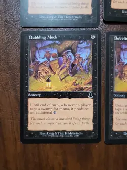 MTG x4 Bubbling Muck Urza's Destiny - Black Sorcery- Magic the Gathering - Image 4