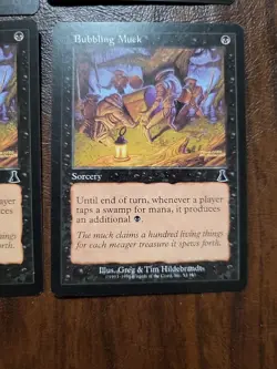 MTG x4 Bubbling Muck Urza's Destiny - Black Sorcery- Magic the Gathering - Image 5