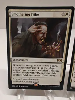 x2 MTG Smothering Tithe Ravnica Allegiance Normal Rare NM 22/259 - Image 2