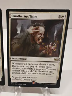 x2 MTG Smothering Tithe Ravnica Allegiance Normal Rare NM 22/259 - Image 3