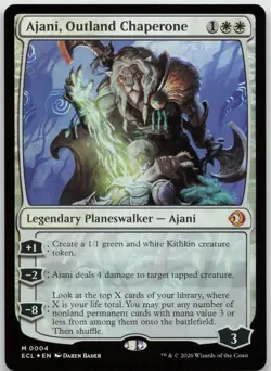 Ajani, Outland Chaperone M Lorwyn Eclipsed 4 NMFoil - Image 1