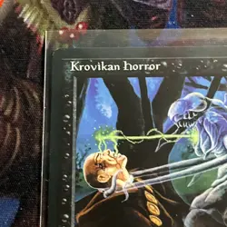 Krovikan Horror Alliances NM mtg Magic the gathering rare 1996 - Image 2
