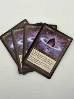4 x Lotus Petal - Tempest - Magic the Gathering - Image 1