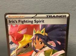 Pokemon TCG English Ascended Heros Iris's Fighting Spirit SIR Card 292/217 Mint - Image 2