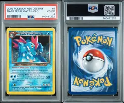 2002 POKEMON NEO DESTINY DARK FERALIGATR-HOLO #5 PSA 4 - Image 3