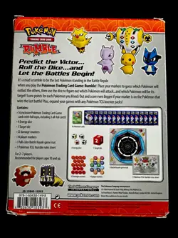 Pokemon Rumble TCG Game NO CARDS Box Poster Instructions Markers Sheets Dice 820650103933 - Image 2