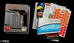 Pokemon Rumble TCG Game NO CARDS Box Poster Instructions Markers Sheets Dice 820650103933 - Image 3