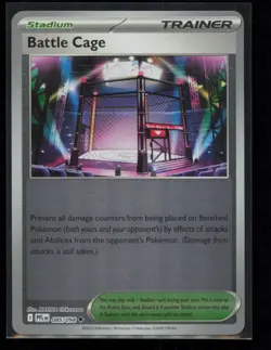 Battle Cage 085/094 Pokemon Phantasmal Flames Uncommon Near Mint Reverse Holo - Image 1