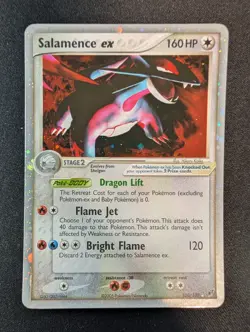 Salamence ex 103/107 Deoxys Holo 2005 Pokemon LP-/MP+ Vintage - Image 1