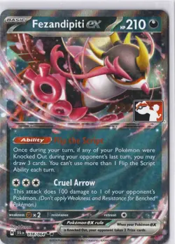 Fezendipiti ex STAMPED Prize Pack Stamped Series 6 Pokemon 038 SFA TCG LP - Image 1