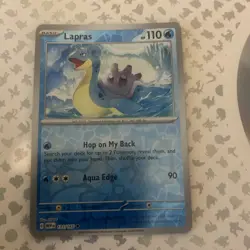 Pokemon - Lapras 131/165 - Scarlet & Violet 151 - Reverse Holo - Near Mint - Image 1
