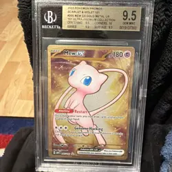 2023 Pokemon SV 151 Ultra Premium Collection Gold Metal Mew ex #205 BGS 9.5 RARE - Image 1